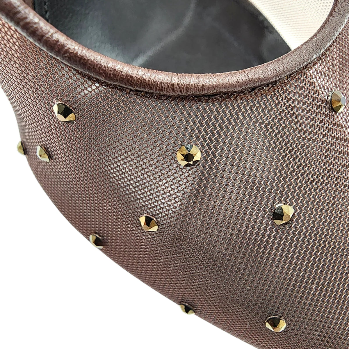 SAINT LAURENT Anja 105 Deep Brown Rhinestone Mesh Pumps, Size 38.5 | Shop Authentique Lux
