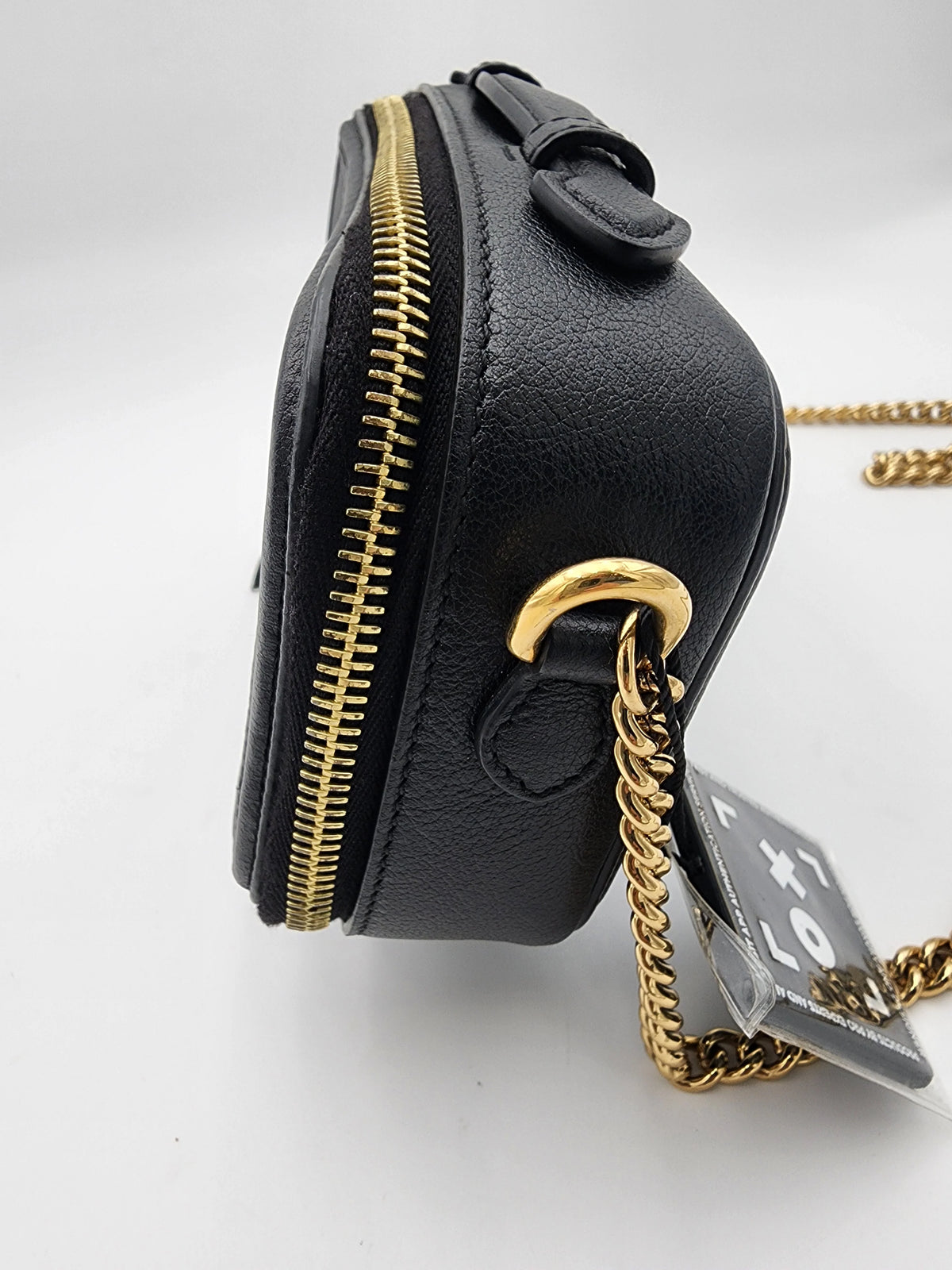 GUCCI Black Star Mini Shoulder Bag, Embossed Calfskin, Gold-Tone Hardware | Shop Authentique Lux