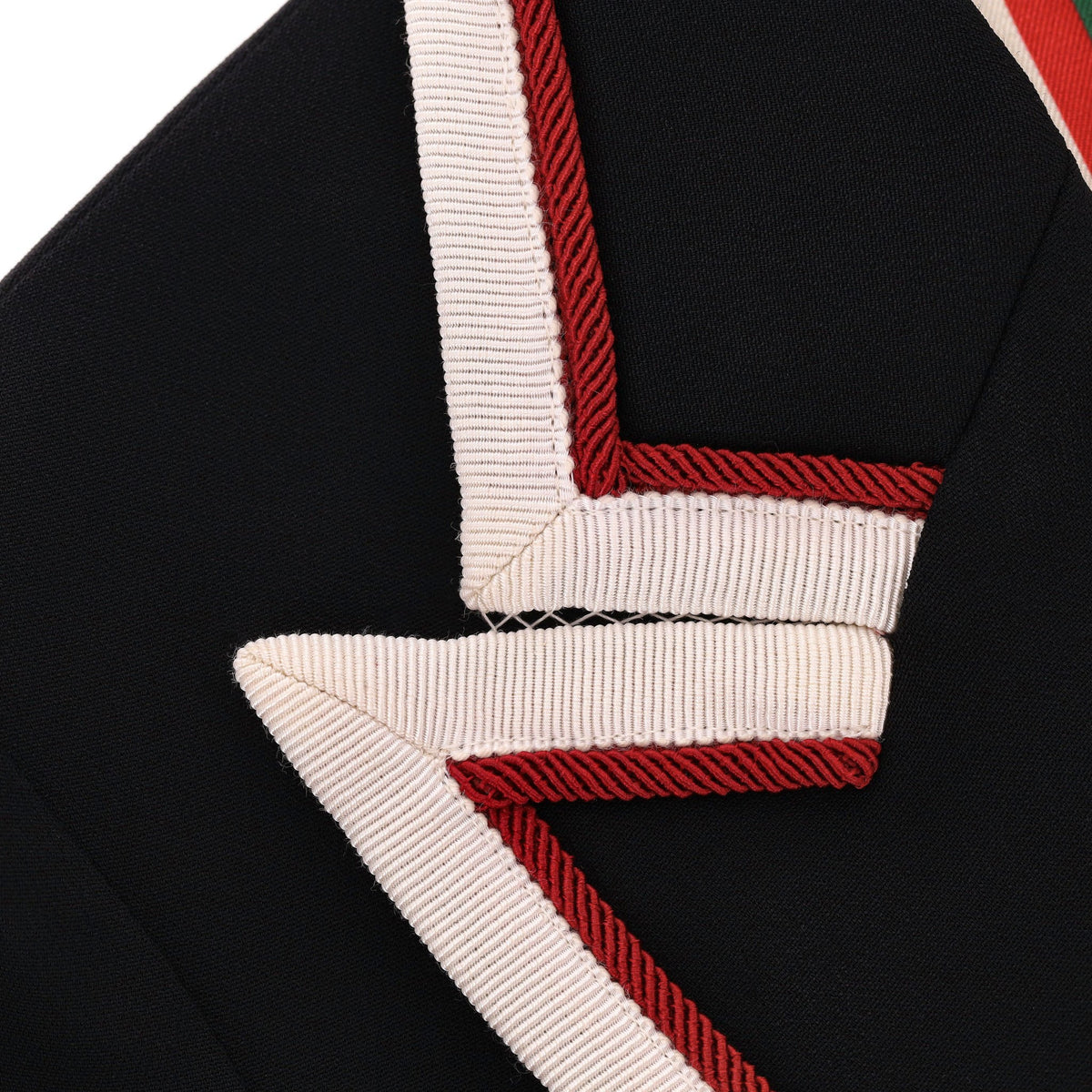 GUCCI blazer viscose and elastane fabric composition label | Shop Authentique Lux