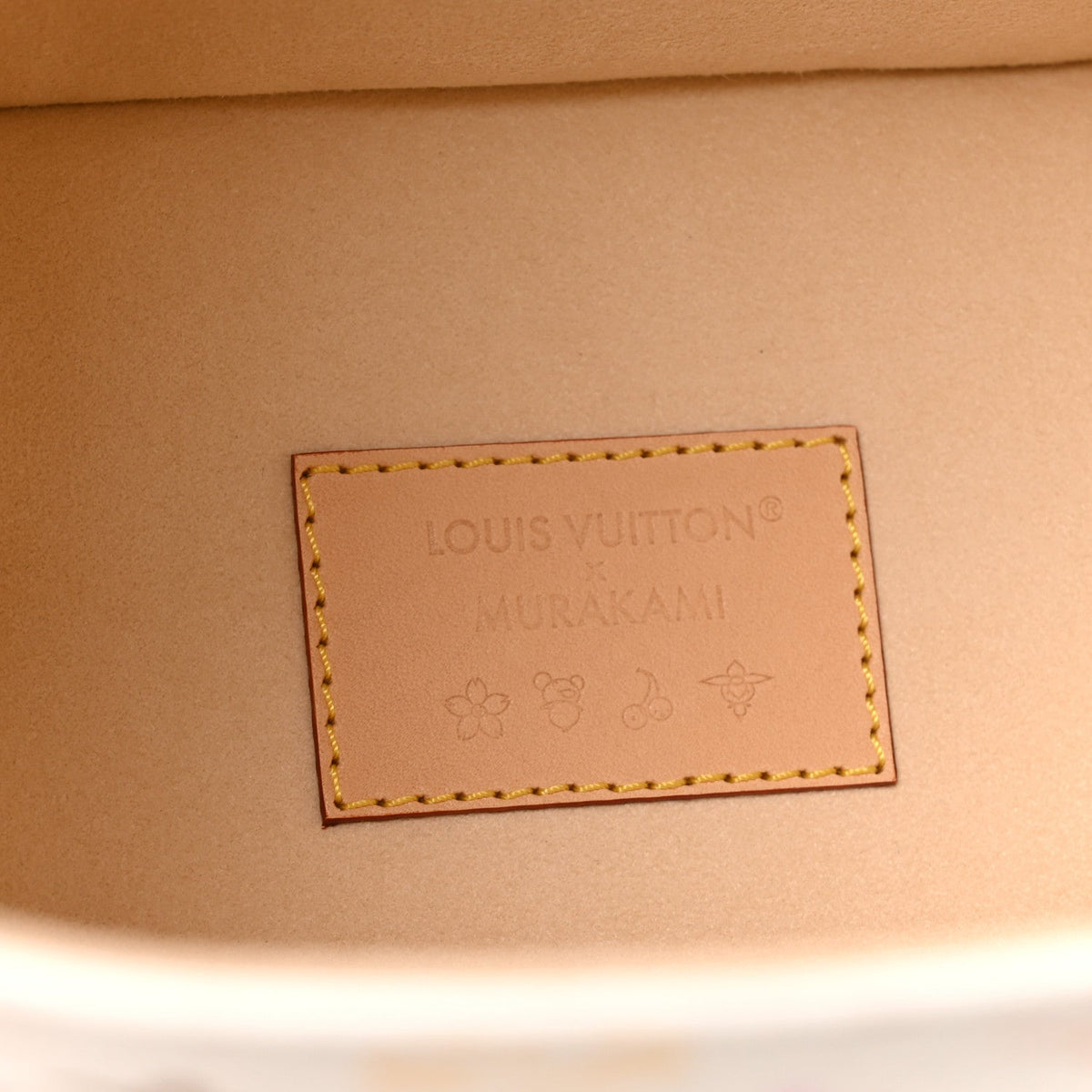 LOUIS VUITTON White Multicolor All In BB, underside and gold-tone hardware | Shop Authentique Lux