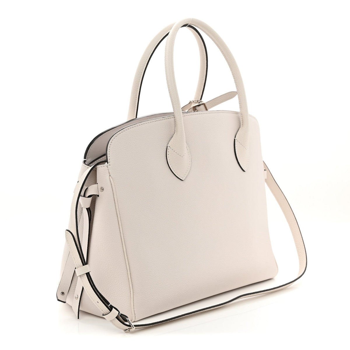 Louis Vuitton Milla MM Craie leather base feet detail | Shop Authentique Lux