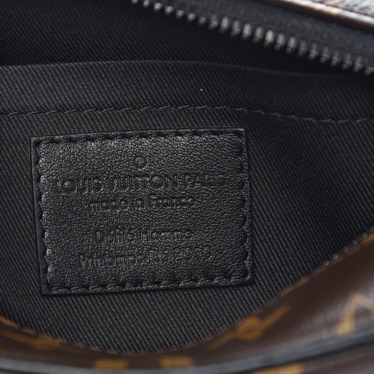 Louis Vuitton Solar Ray Mini Soft Trunk interior made in France label | Shop Authentique Lux