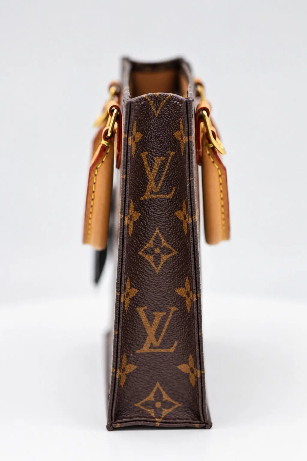 Louis Vuitton Petit Sac Plat narrow side profile | Shop Authentique Lux