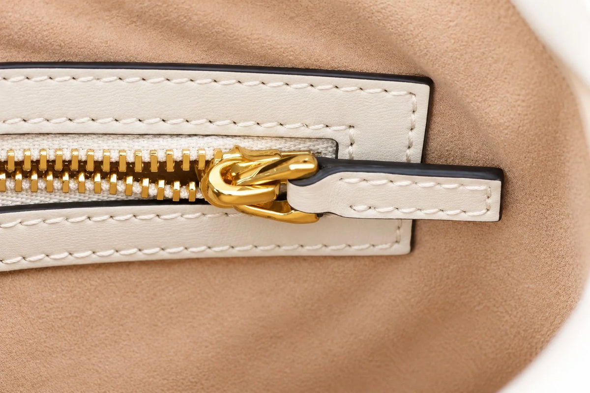 GUCCI Jackie Shoulder Bag, Ivory Leather, Gold-Tone Hardware | Shop Authentique Lux