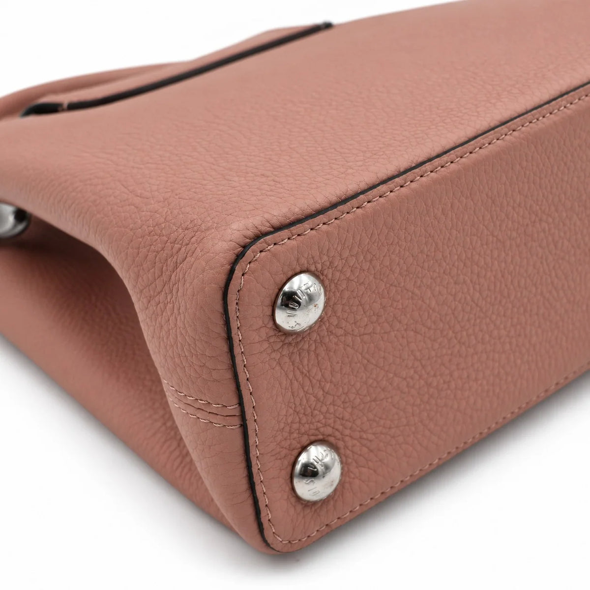 LOUIS VUITTON Capucines BB Bag, Pink Taurillon Leather, Silver-Tone Hardware | Shop Authentique Lux