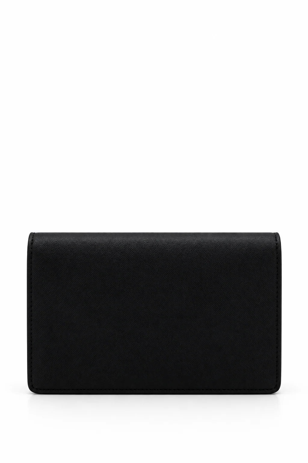 DIOR Saddle Wallet on Chain, Black Ultramatte Calfskin, Black Hardware | Shop Authentique Lux