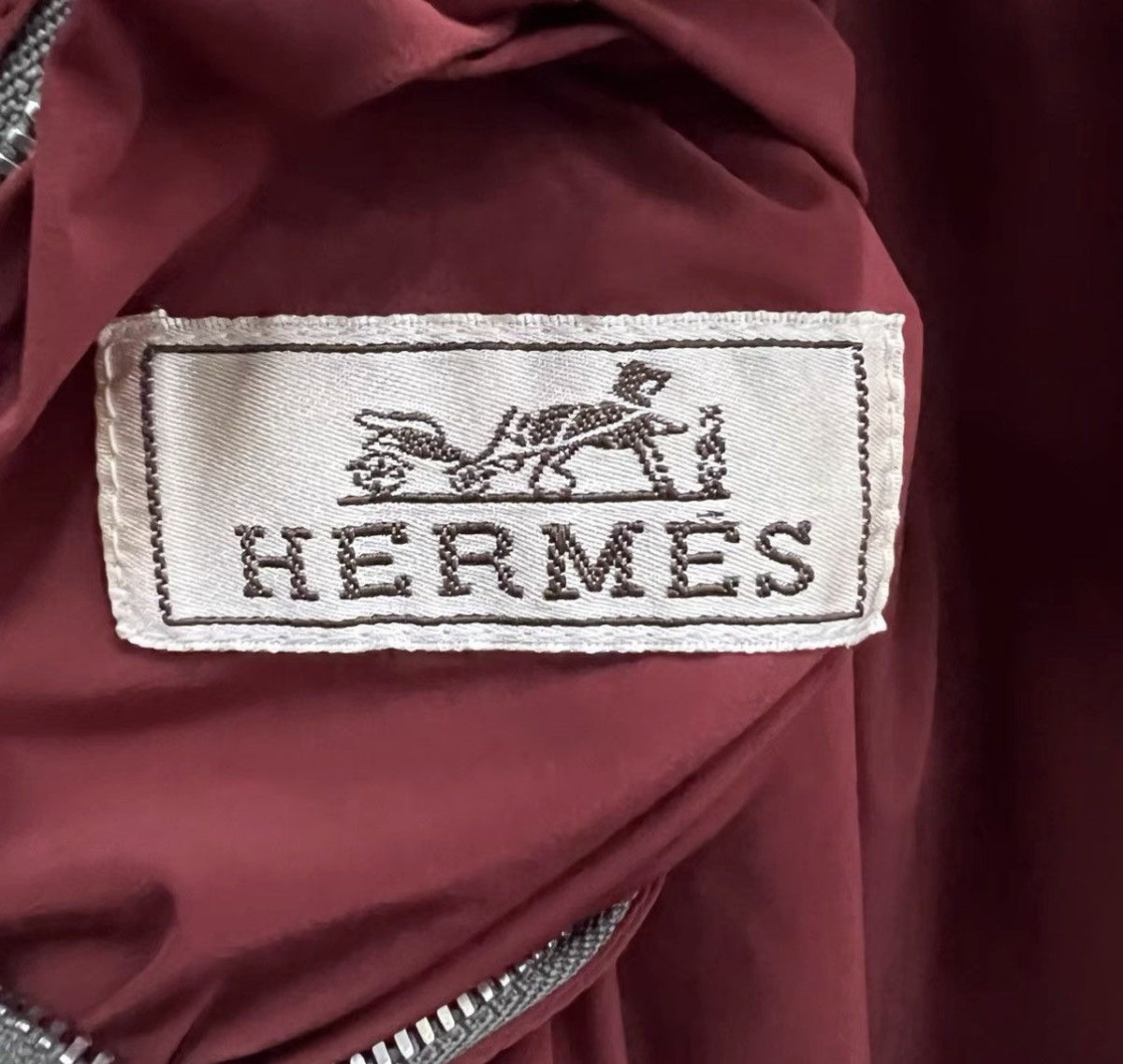 HERMÈS Reversible Padded Jacket, Brand Label | Shop Authentique Lux