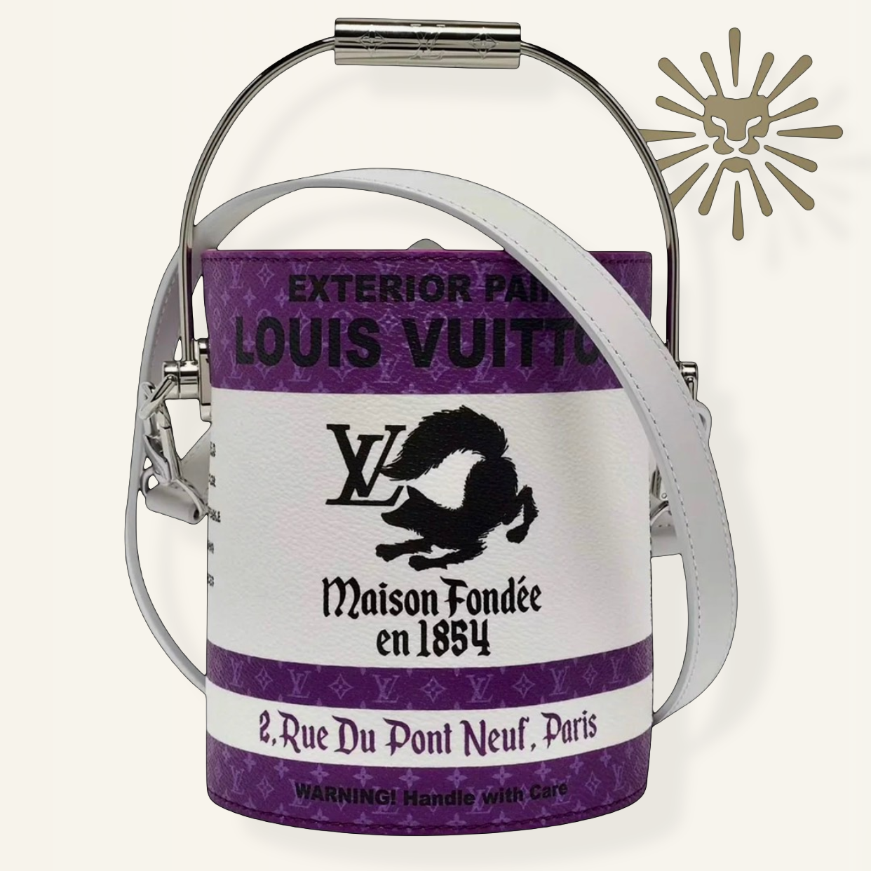 Louis Vuitton 2022 Paint Can Bag Purple | Shop Authentique Lux
