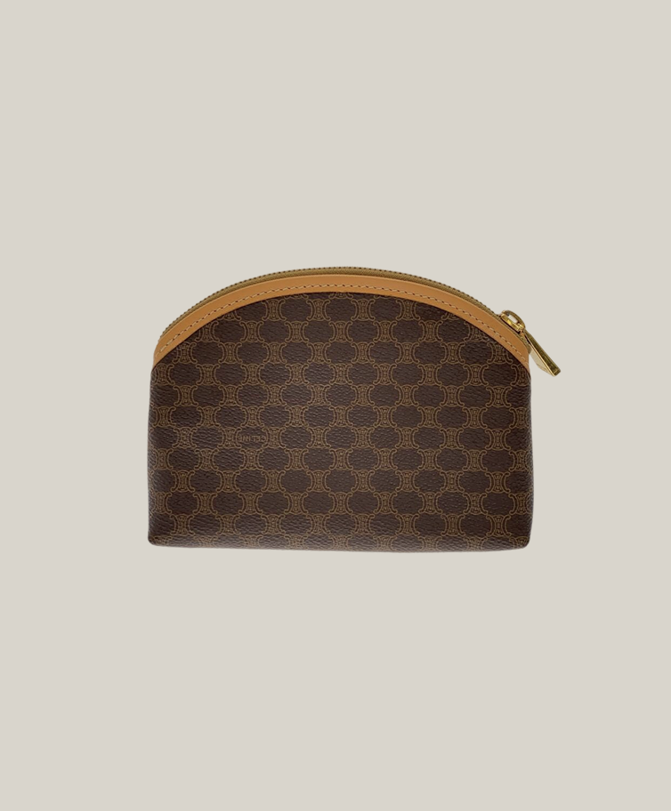 Celine leather cosmetic bag – vintage accessory in excellent condition – Authentique Luxury