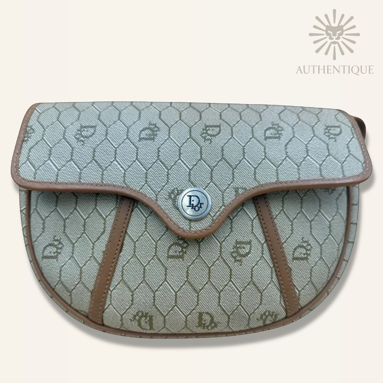 Christian Dior Vintage Honeycomb Crossbody Bag | Shop Authentique Lux