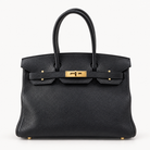 HERMÈS Birkin 30, Togo Leather, Black/Noir, Gold Hardware | Shop Authentique Lux