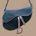 Christian Dior Denim Saddle Bag - Authentique Luxury | 100% Authentic Christian Dior 