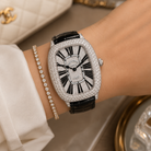 Franck Muller Galet 3002 M QZ R, Factory Diamond-Set, Full Set, 2024 | Shop Authentique Lux