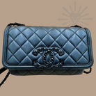 Chanel Small Filigree Flap Bag “So Black" - Authentique Luxury | 100% Authentic Chanel Bag