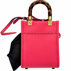 FENDI Leather Mini Sunshine Shopper Bag, Pink | Shop Authentique Lux