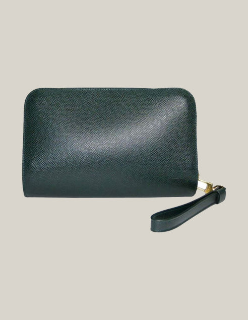 Louis Vuitton Taiga Pouch Baikal (Green) - Authentique Luxury | 100% Authentic Louis Vuitton Bag
