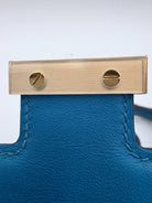 HERMES Constance 18 Mini, Bleu Zanzibar Evercolor, Gold Hardware, 2021 | Shop Authentique Lux