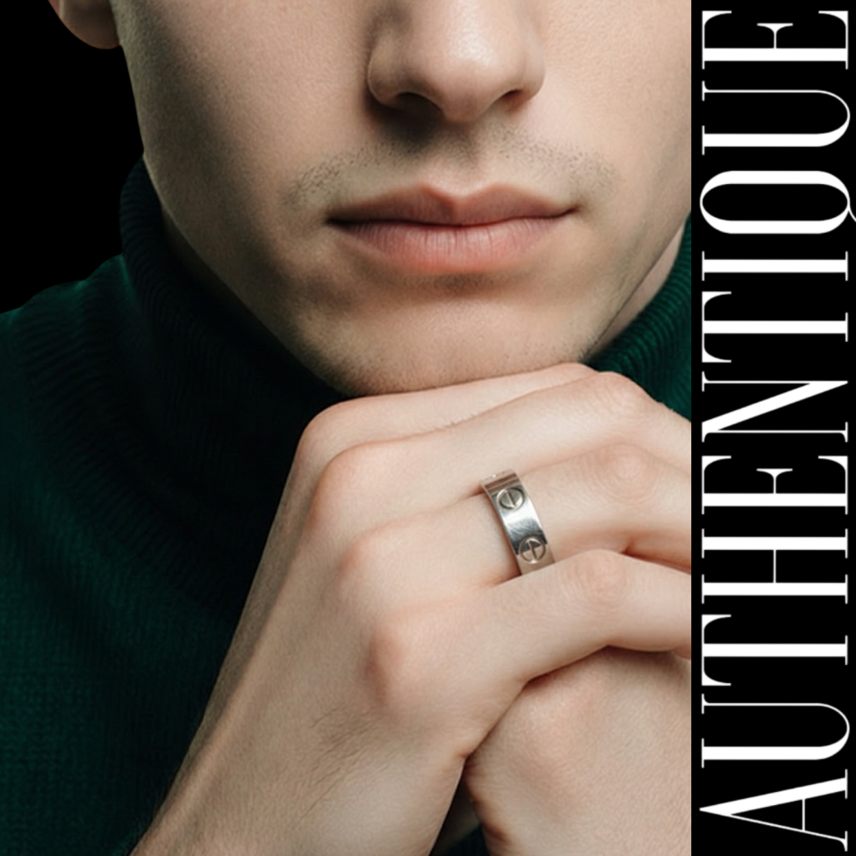 Vintage Cartier Love ring I Classic Model I 18K white gold I Authentique Lux