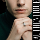 Vintage Cartier Love ring I Classic Model I 18K white gold I Authentique Lux
