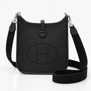 Hermès Evelyne 16 TPM in Noir Clemence Leather, Palladium Hardware, Full Set, G Stamp, 2026