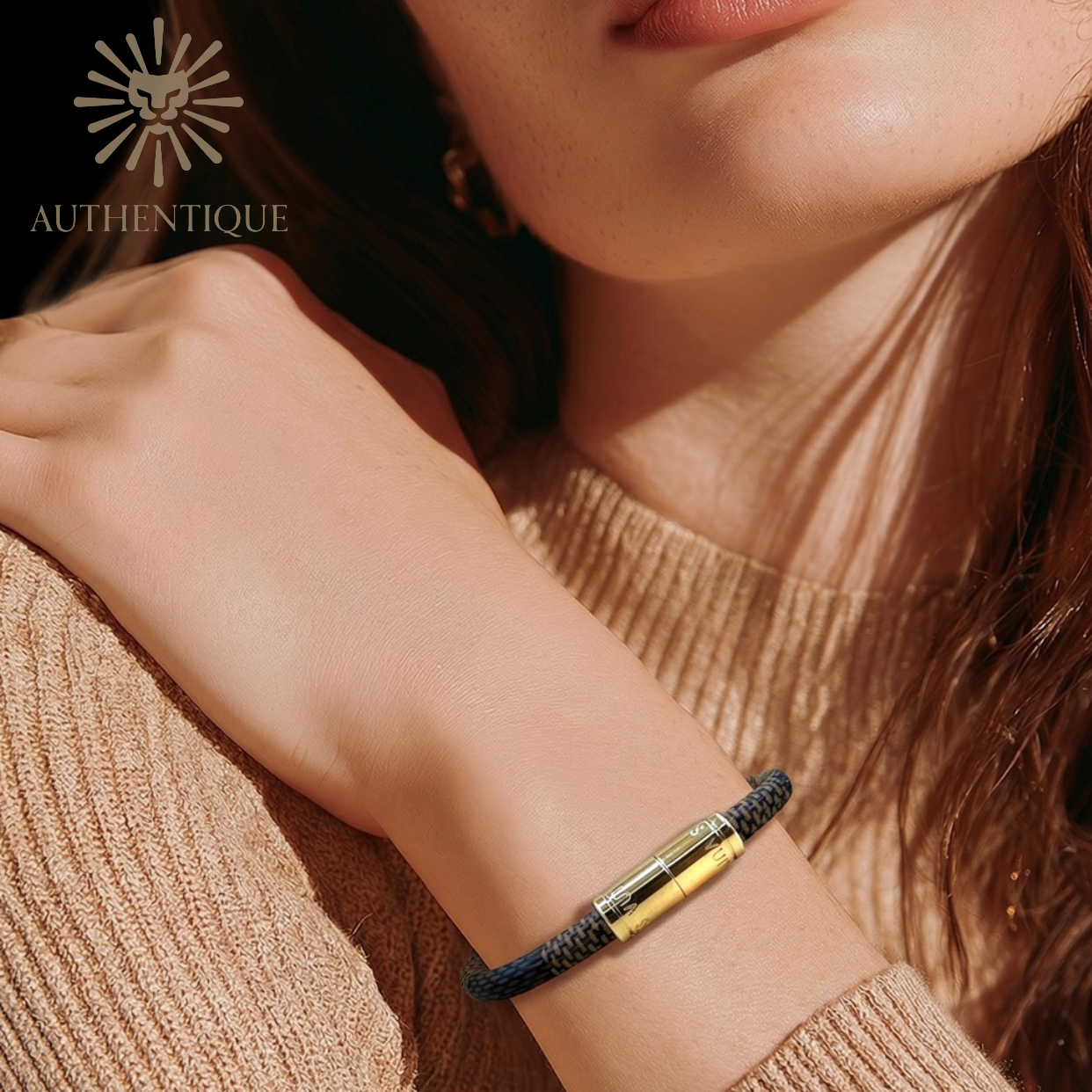 Louis Vuitton Damier Keep It Wrap Bracelet- Authentique Lux