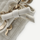 Christian Dior Mini Lady Dior Bag with Chain in Latte Cannage Lambskin, Full Set, 2026 | Shop Authentique Lux