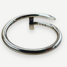 Cartier Juste un Clou Ring, Small Model, 18K White Gold, Size 55 (US 7.25) | Shop Authentique Lux
