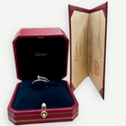 Cartier Juste un Clou Ring, Small Model, 18K White Gold, Size 55 (US 7.25) | Shop Authentique Lux
