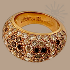 Cartier Bombay Ring 18K yellow gold size 6 Cartier 52 pre-owned with original box I
Authentique Luxury Cartier Bombay ring certified 18K yellow gold size 6”