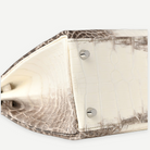 HERMES Kelly 25 Retourne, Himalaya Matte Niloticus Crocodile, PHW, Full Set, 2024 | Shop Authentique Lux