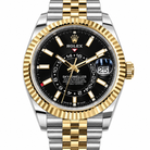 Rolex Sky-Dweller 336933, Black Dial, Oystersteel & 18K Yellow Gold, Full Set, 2024 | Shop Authentique Lux