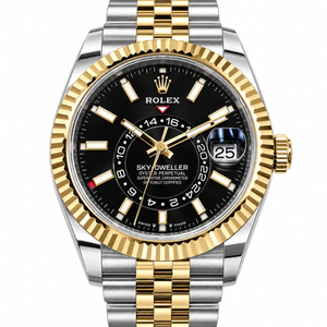 Rolex Sky-Dweller 336933, Black Dial, Oystersteel & 18K Yellow Gold, Full Set, 2024