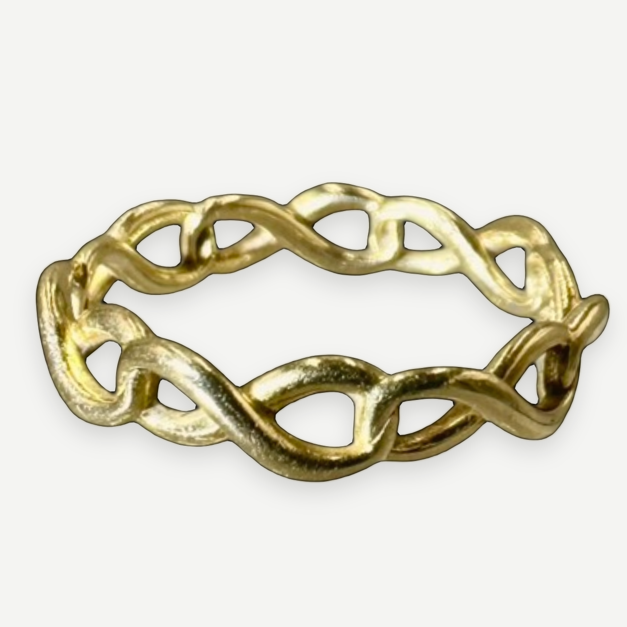 Tiffany & Co. Infinity Ring, 18K Yellow Gold, US Size 4.5 | Shop Authentique Lux
