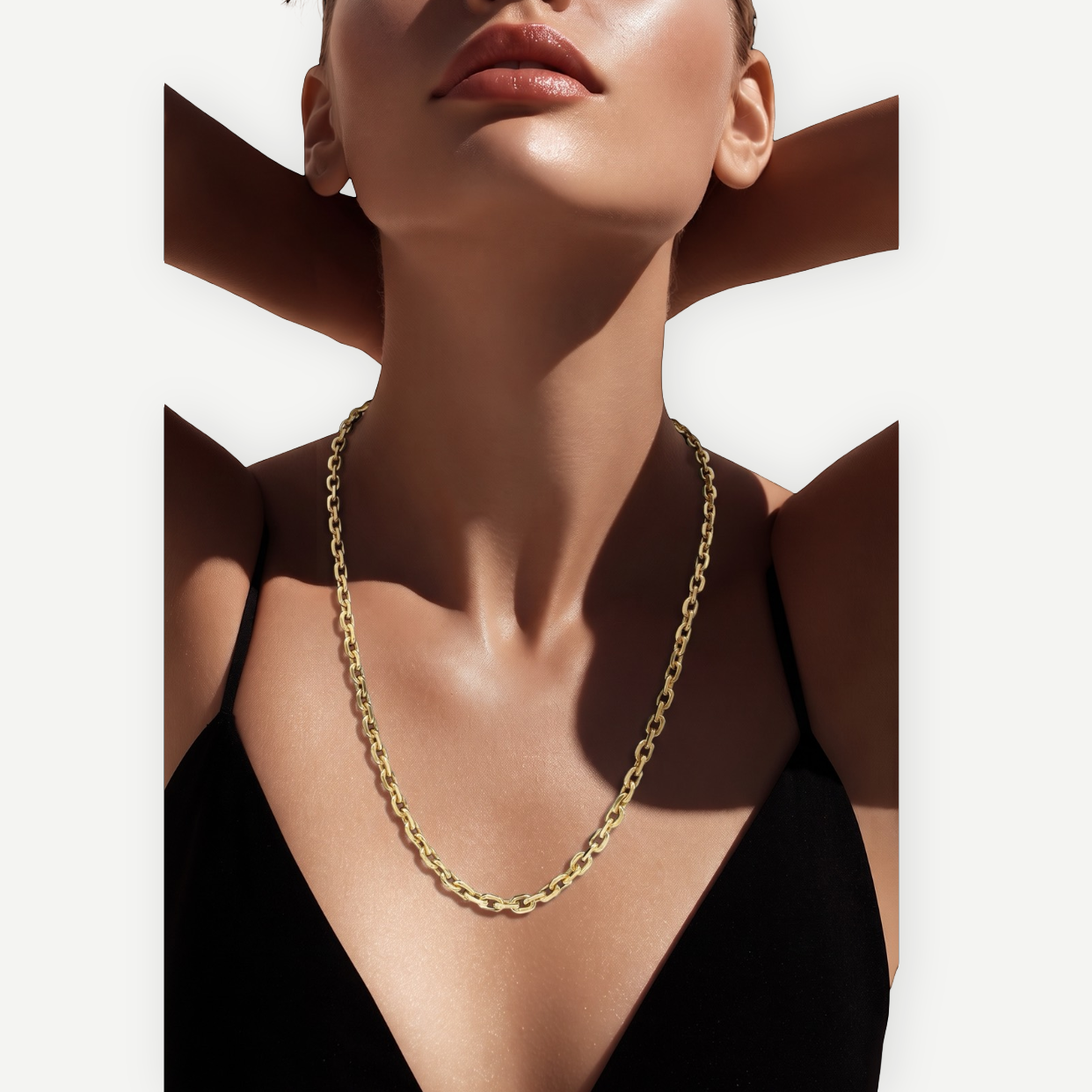 Tiffany & Co. Vintage Solid 18K Yellow Gold Heavy Cable Link Chain Necklace, 31g., 18 in. | Shop Authentique Lux