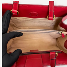 Gucci GG Marmont Small Tote in Red Matelassé Calfskin | Shop Authentique Lux