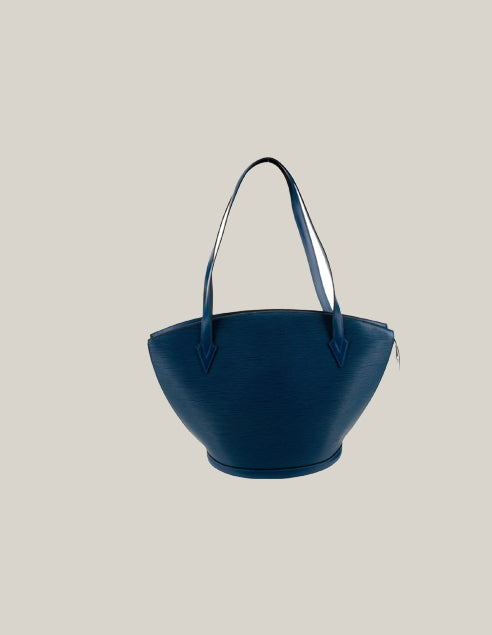 Louis Vuitton Epi Leather Saint Jacques GM, blue - Authentique Luxury | 100% Authentic Louis Vuitton Bag