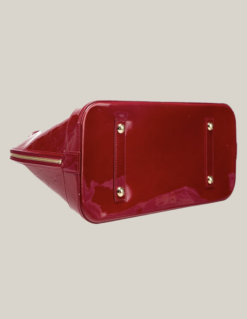 Louis Vuitton Vernis Patent Leather Alma GM - Authentique Luxury | 100% Authentic Louis Vuitton Bag