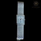 Piaget Vintage Protocole 9151B11 in 18k White Gold with "Clous de Paris" Hobnail Bezel and Silver Sunray Dial.
