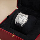 Cartier Santos Galbée 2656, Stainless Steel, White Dial, Full Set, 2026 | Shop Authentique Lux