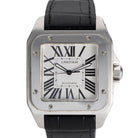 Cartier Santos Galbée 2656, Stainless Steel, White Dial, Full Set, 2026 | Shop Authentique Lux