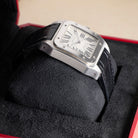 Cartier Santos Galbée 2656, Stainless Steel, White Dial, Full Set, 2026 | Shop Authentique Lux
