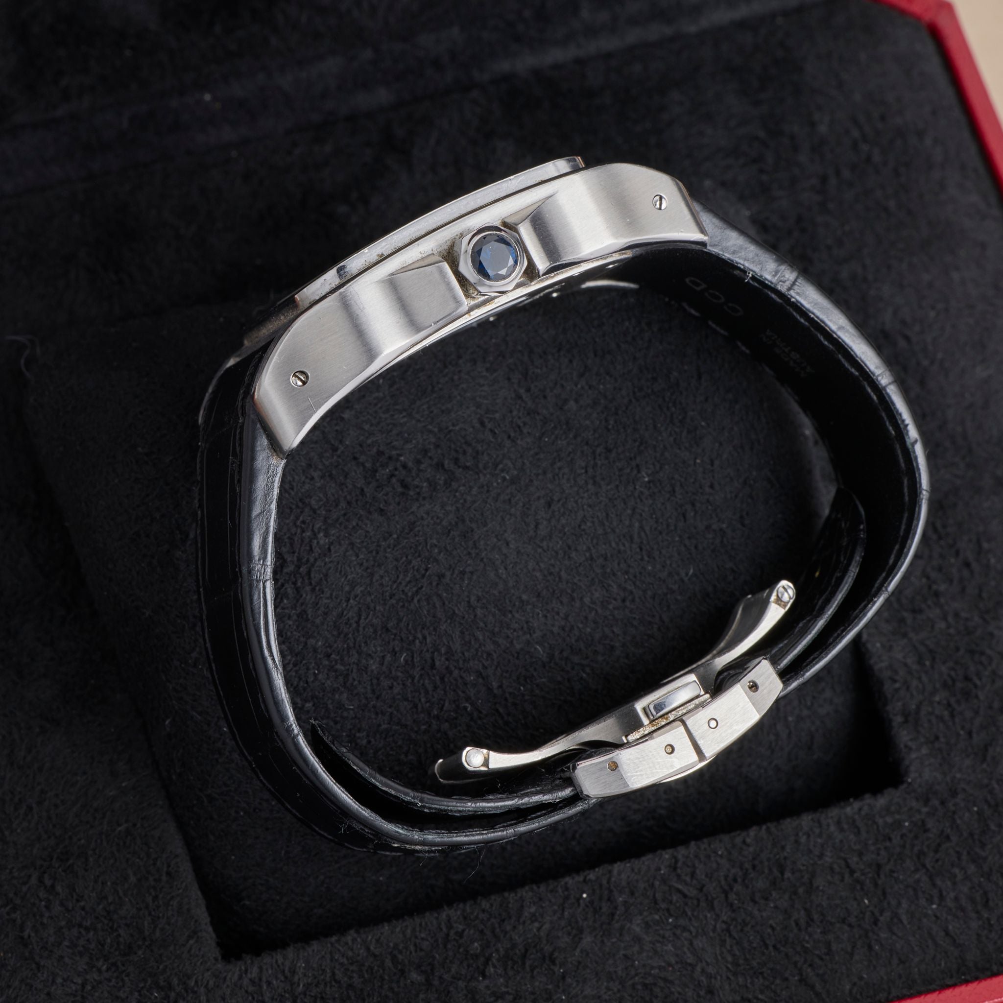 Cartier Santos Galbée 2656, Stainless Steel, White Dial, Full Set, 2026 | Shop Authentique Lux
