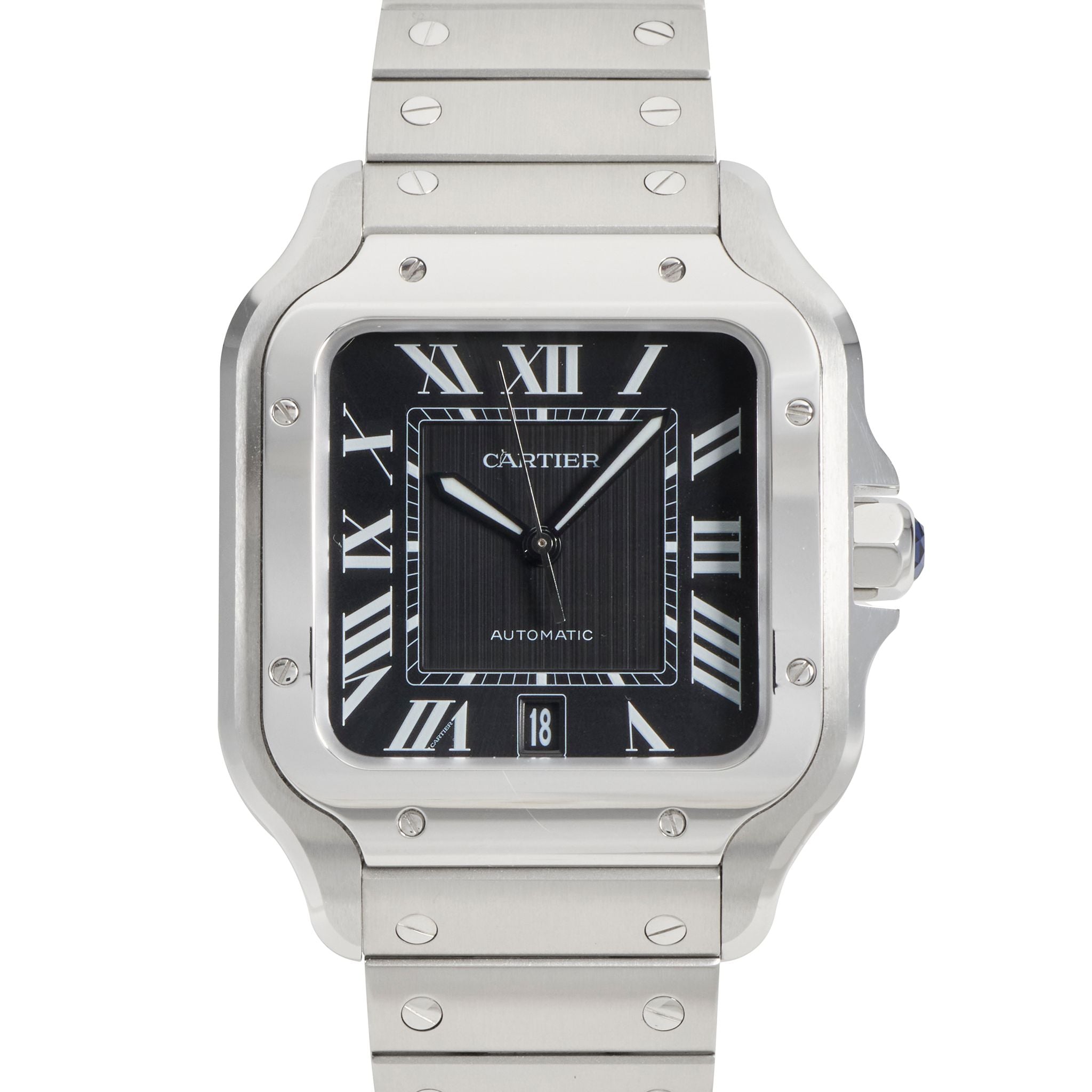 Cartier Santos de Cartier WSSA0096, Stainless Steel, Full Set, 2026 | Shop Authentique Lux