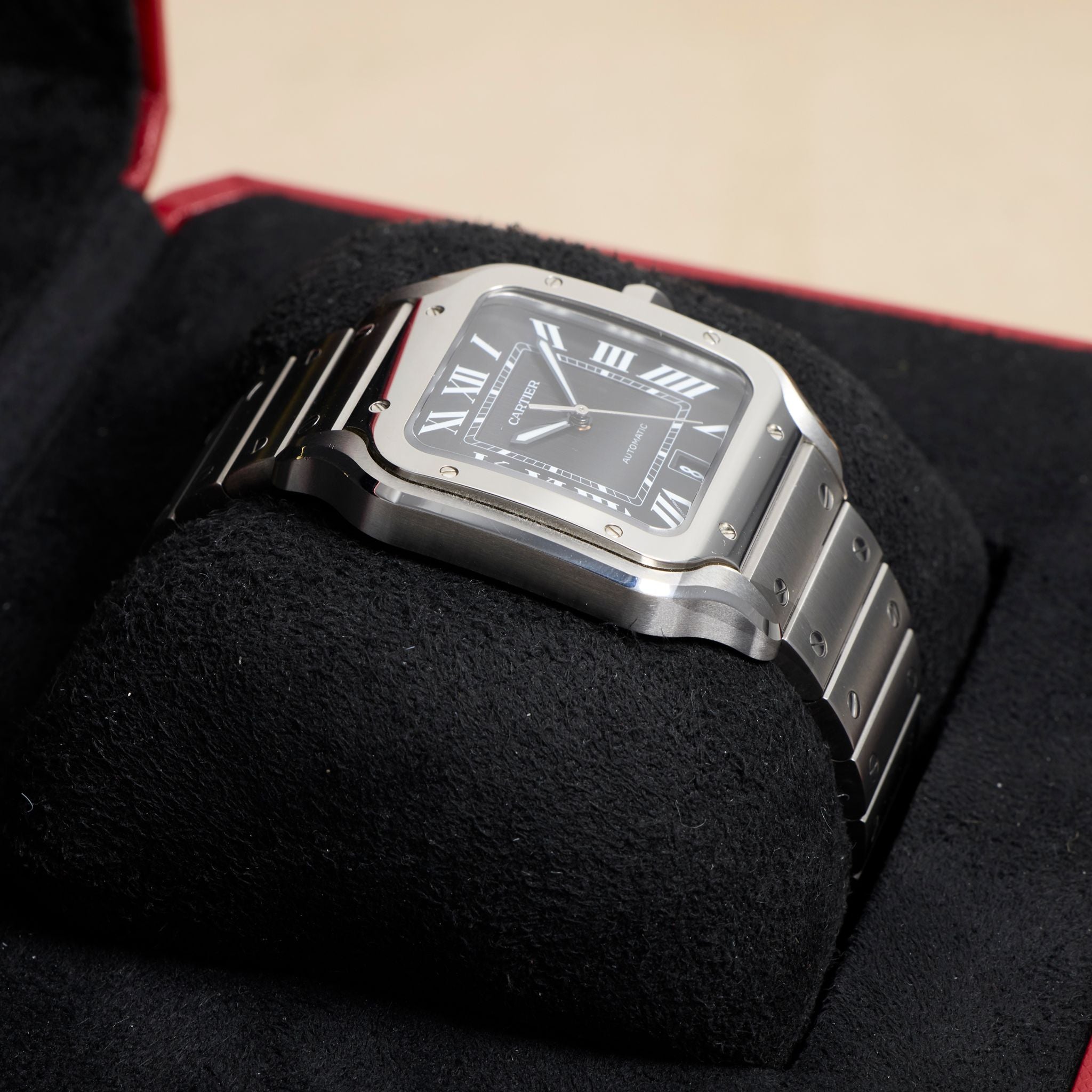 Cartier Santos de Cartier WSSA0096, Stainless Steel, Full Set, 2026 | Shop Authentique Lux
