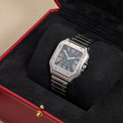 Cartier Santos de Cartier WSSA0061, Stainless Steel, Green Dial, Full Set, 2026 | Shop Authentique Lux
