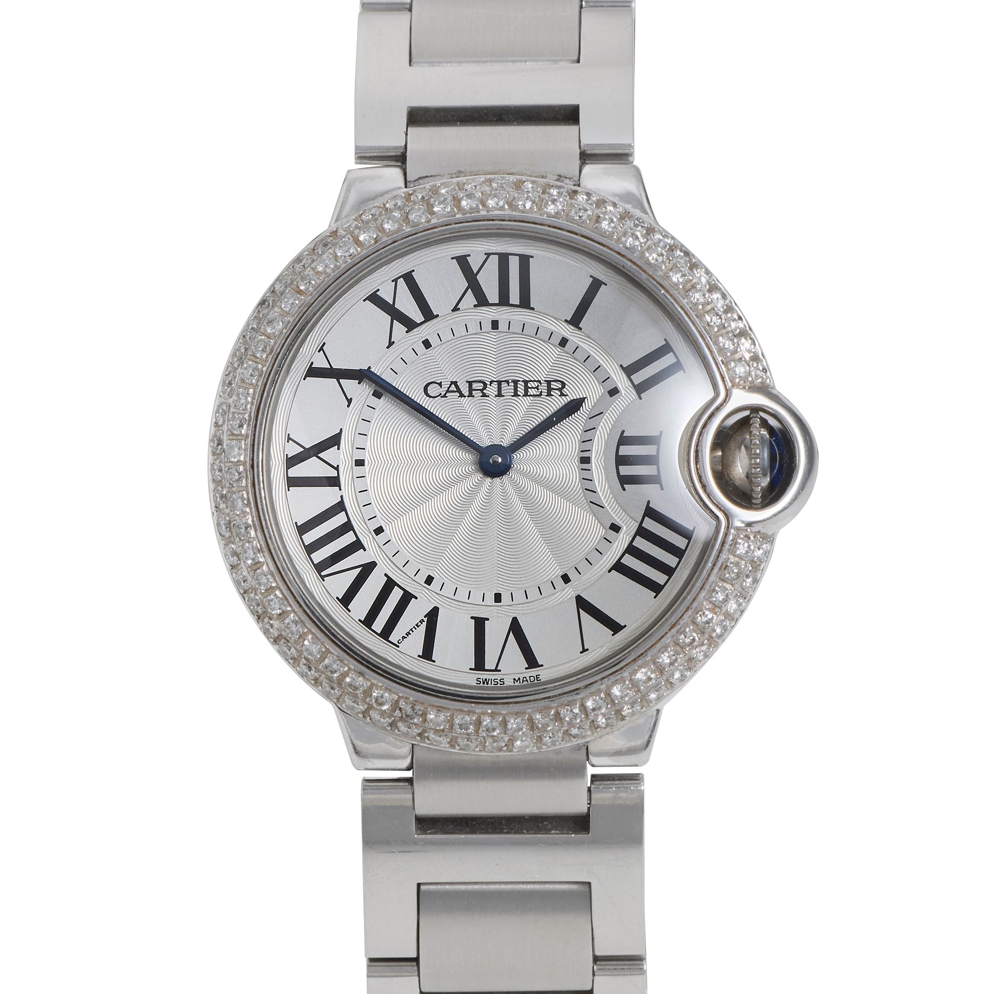 Cartier Ballon Bleu de Cartier 33mm 3005, Stainless Steel, White Dial, Full Set, 2026 | Shop Authentique Lux
