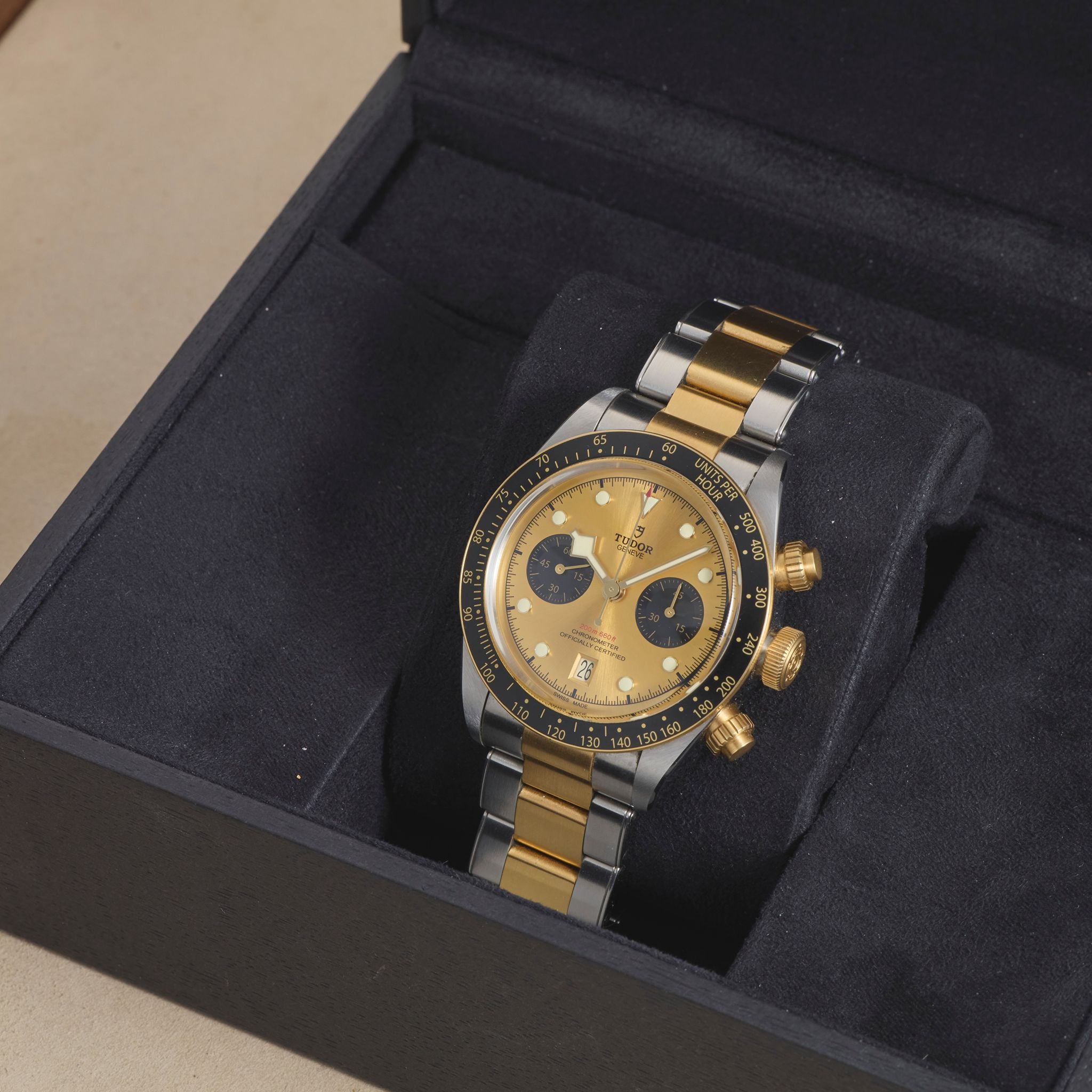 Tudor Black Bay Chrono 79363N, Stainless Steel, Champagne Dial, Oyster, Full Set, 2026 | Shop Authentique Lux