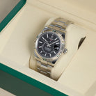 Rolex Sky-Dweller 326934, White Rolesor, Black Dial, Full Set, 2026 | Shop Authentique Lux