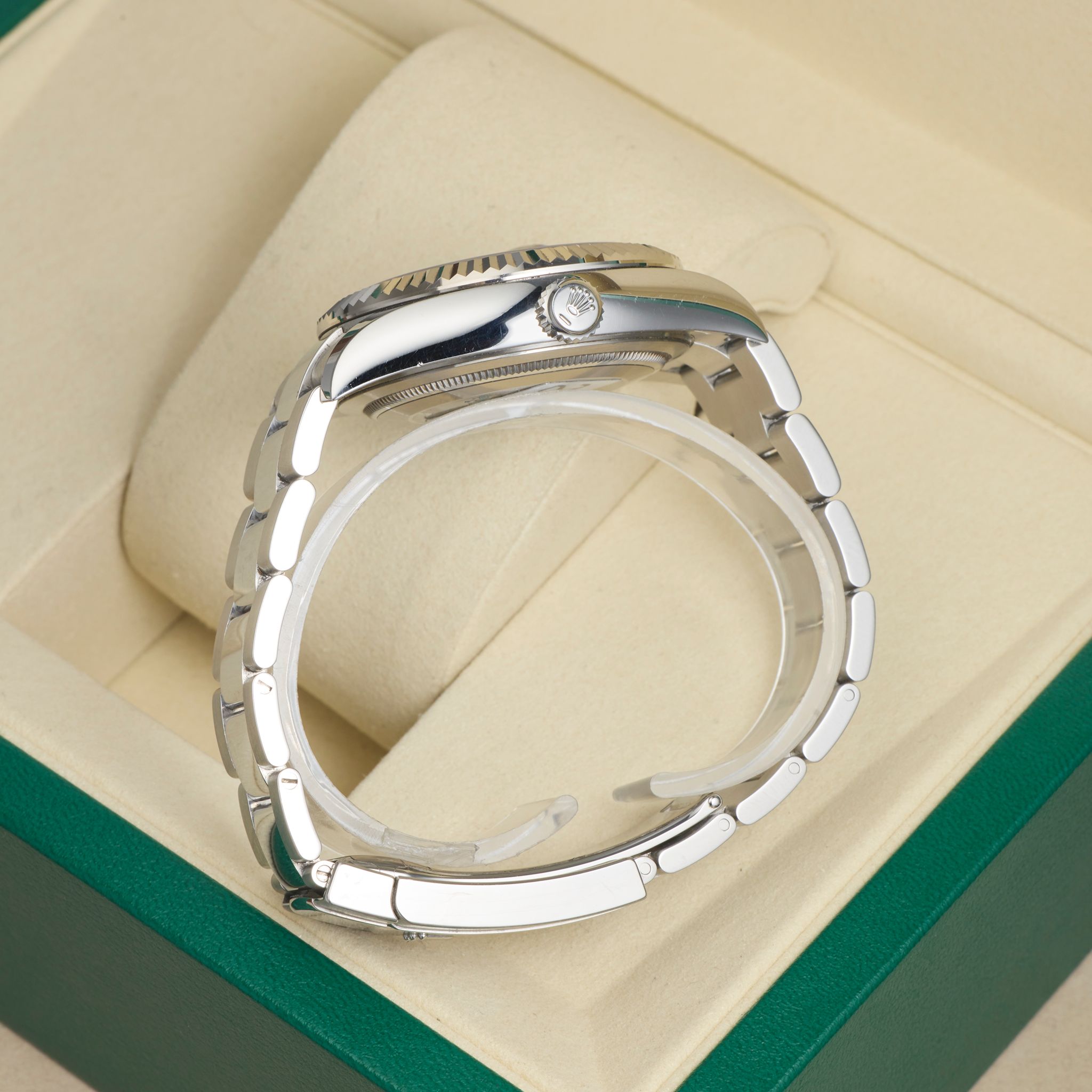 Rolex Sky-Dweller 326934, White Rolesor, Black Dial, Full Set, 2026 | Shop Authentique Lux