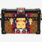 Louis Vuitton Petite Malle multicolor Monogram canvas back view | Shop Authentique Lux